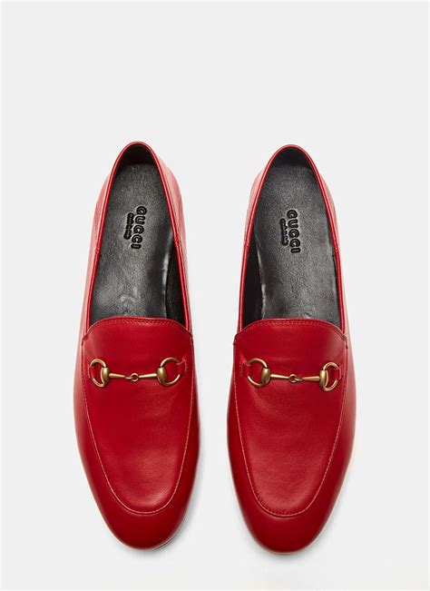 gucci fur loafers womens|red gucci loafers women's.